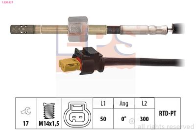 Sensor, exhaust gas temperature EPS 1.220.327