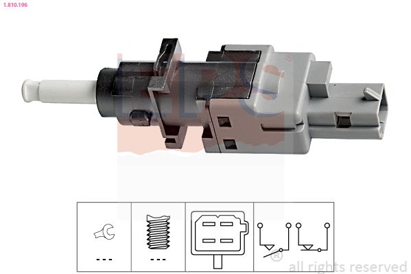 EPS 1.810.196 Switch, clutch control (cruise control)