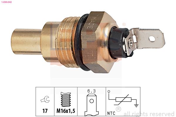 EPS 1.830.042 Sensor, coolant temperature