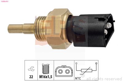 Sensor, coolant temperature EPS 1.830.413