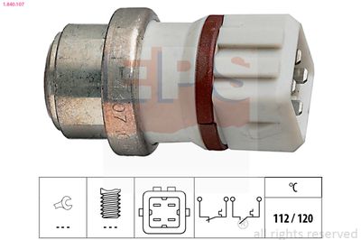 Temperature Switch, coolant warning lamp EPS 1.840.107