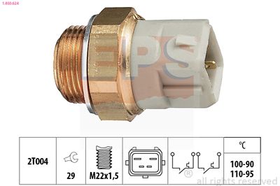 Temperature Switch, radiator fan EPS 1.850.624