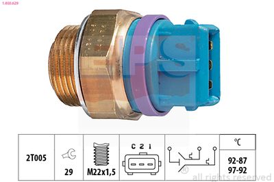 Temperature Switch, radiator fan EPS 1.850.629