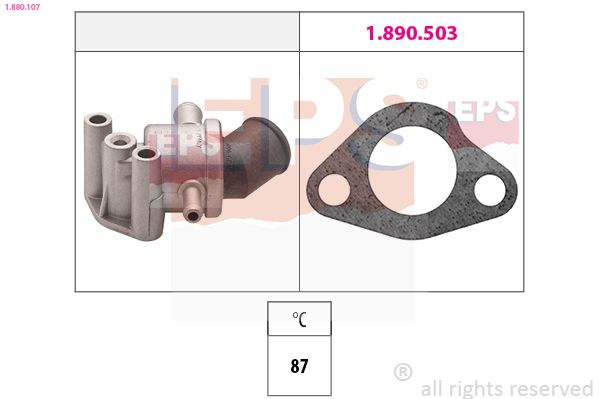 EPS 1.880.107 Thermostat, coolant