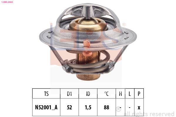 EPS 1.880.266S Thermostat, coolant