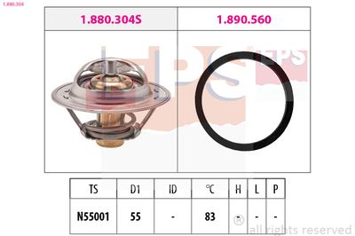 Thermostat, coolant EPS 1.880.304