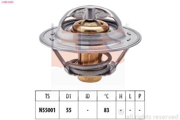 EPS 1.880.304S Thermostat, coolant