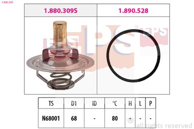 Thermostat, coolant EPS 1.880.309