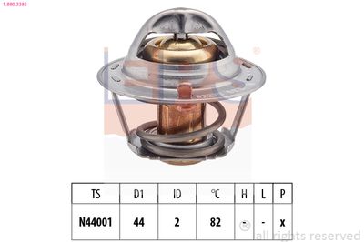 Thermostat, coolant EPS 1.880.338S