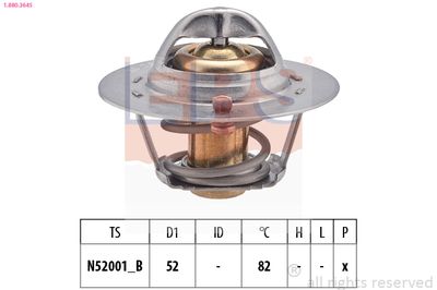 Thermostat, coolant EPS 1.880.364S