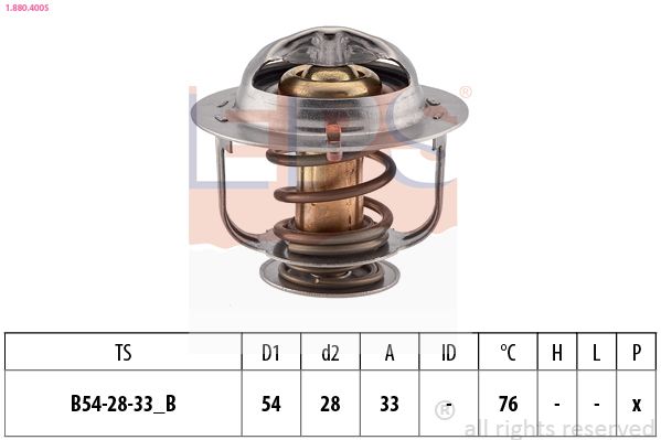 EPS 1.880.400S Thermostat, coolant