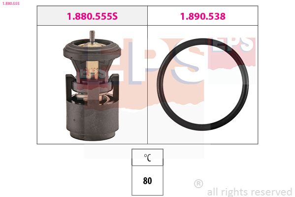 EPS 1.880.555 Thermostat, coolant