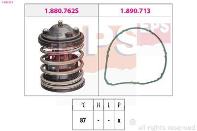 Thermostat, coolant EPS 1.880.851