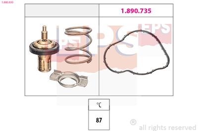 Thermostat, coolant EPS 1.880.930