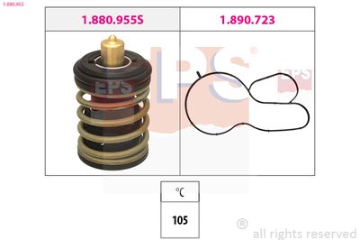 Thermostat, coolant EPS 1.880.955