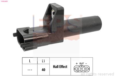 Sensor, crankshaft pulse EPS 1.953.655