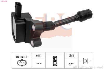 Ignition Coil EPS 1.970.619