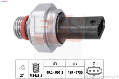 Sensor, exhaust pressure EPS 1.980.010