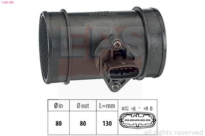 Mass Air Flow Sensor EPS 1.991.445