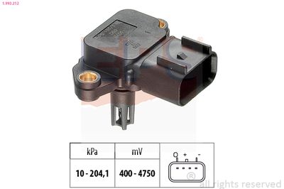 Air Pressure Sensor, altitude adaption EPS 1.993.212