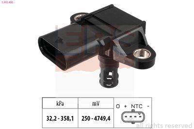 Air Pressure Sensor, altitude adaption EPS 1.993.400