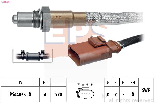 EPS 1.998.314 Lambda Sensor