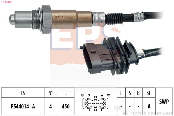 EPS 1.998.362 Lambda Sensor