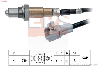 Lambda Sensor EPS 1.998.526