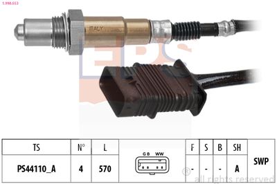 Lambda Sensor EPS 1.998.553