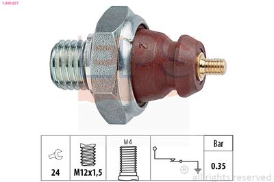 Oil Pressure Switch EPS 1.800.057