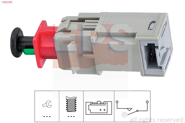 EPS 1.810.207 Switch, clutch control (cruise control)