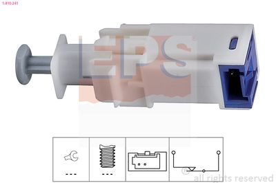 Switch, clutch control (cruise control) EPS 1.810.241