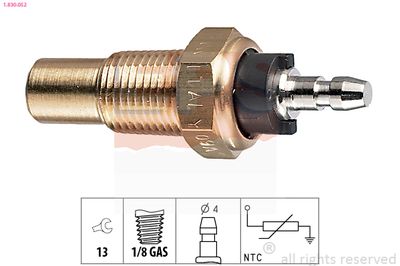 Sensor, coolant temperature EPS 1.830.052