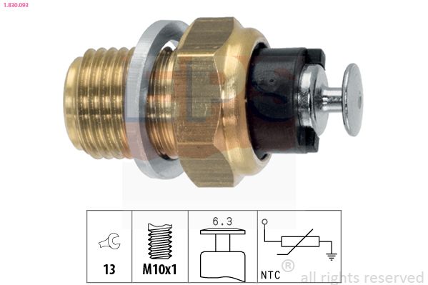 EPS 1.830.093 Sensor, oil temperature