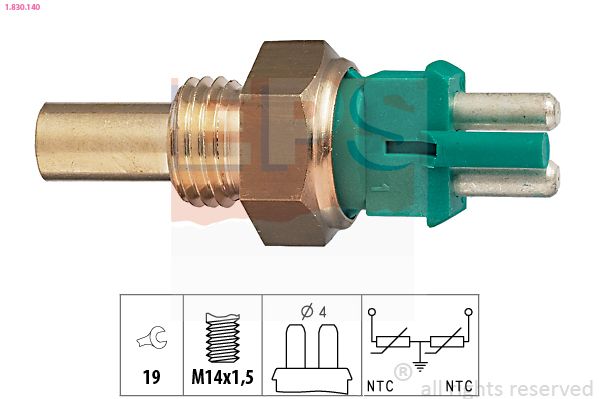 EPS 1.830.140 Sensor, coolant temperature