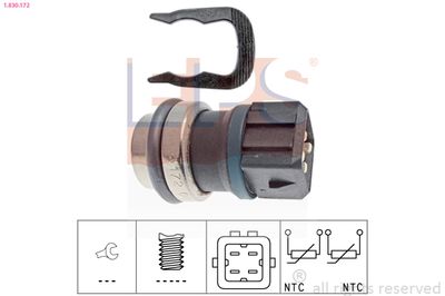 Sensor, oil temperature EPS 1.830.172