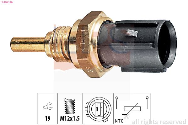 EPS 1.830.198 Sensor, oil temperature