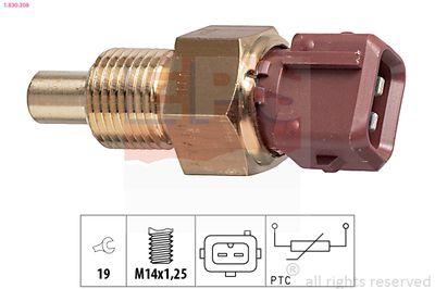 Sensor, coolant temperature EPS 1.830.308