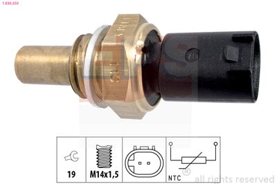 Sensor, oil temperature EPS 1.830.350