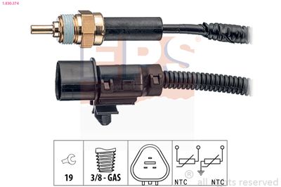 Sensor, coolant temperature EPS 1.830.374