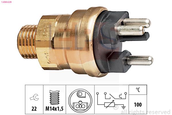 EPS 1.830.529 Sensor, coolant temperature