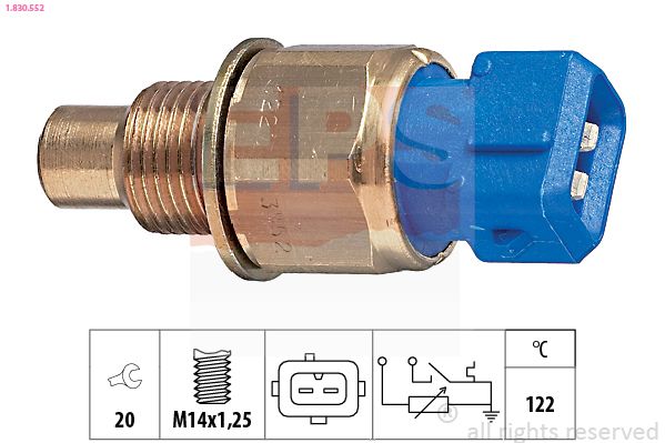 EPS 1.830.552 Sensor, coolant temperature