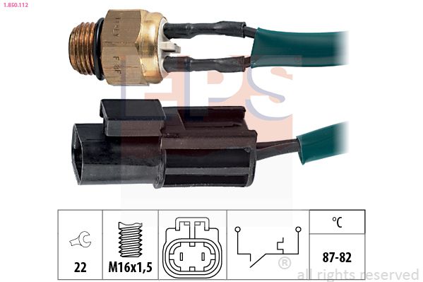 EPS 1.850.112 Temperature Switch, radiator fan