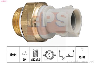 Temperature Switch, radiator fan EPS 1.850.129