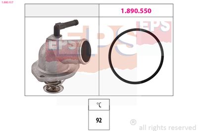 Thermostat, coolant EPS 1.880.157