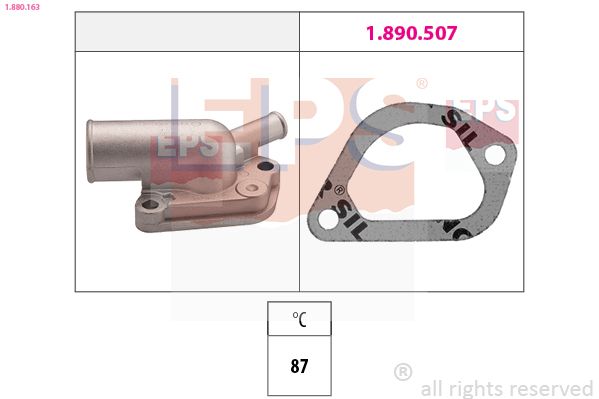 EPS 1.880.163 Thermostat, coolant