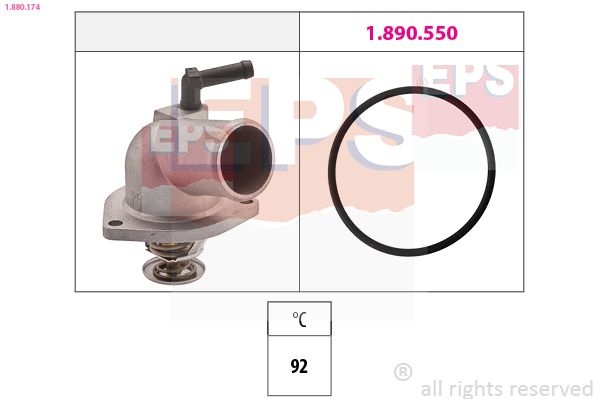 EPS 1.880.174 Thermostat, coolant