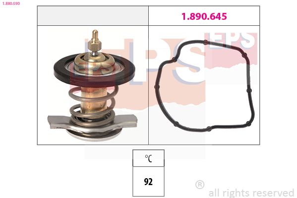 EPS 1.880.590 Thermostat, coolant