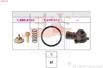 Thermostat, coolant EPS 1.880.617K