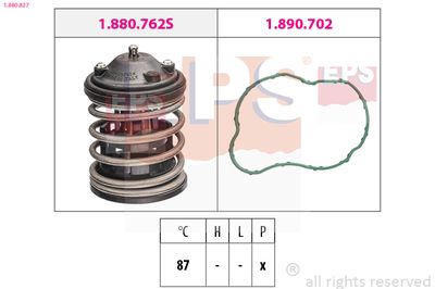 Thermostat, coolant EPS 1.880.827